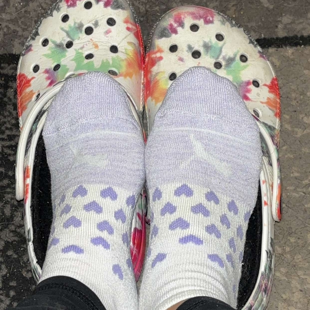 Womens Purple Puma Socks